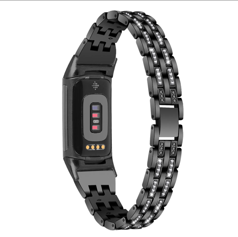 Pave Link Bracelet For Fitbit Charge 6