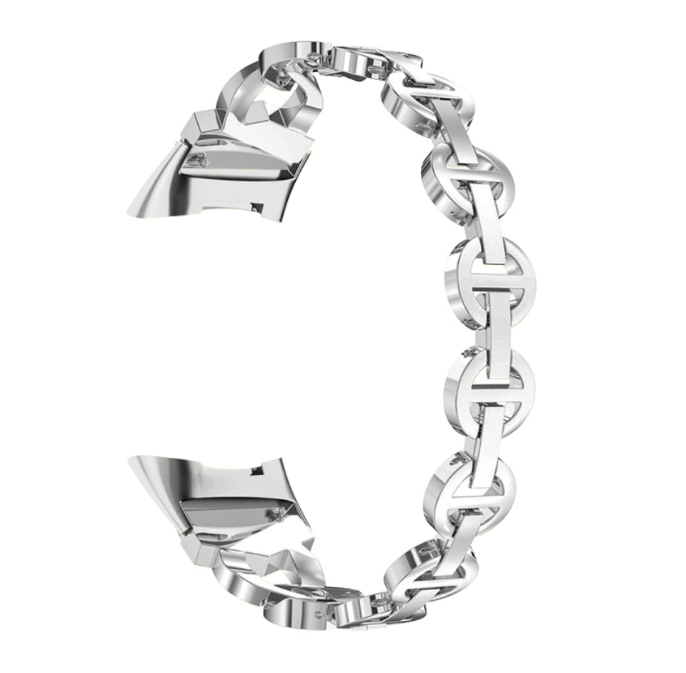 Evening Link Bracelet For Fitbit Charge 6