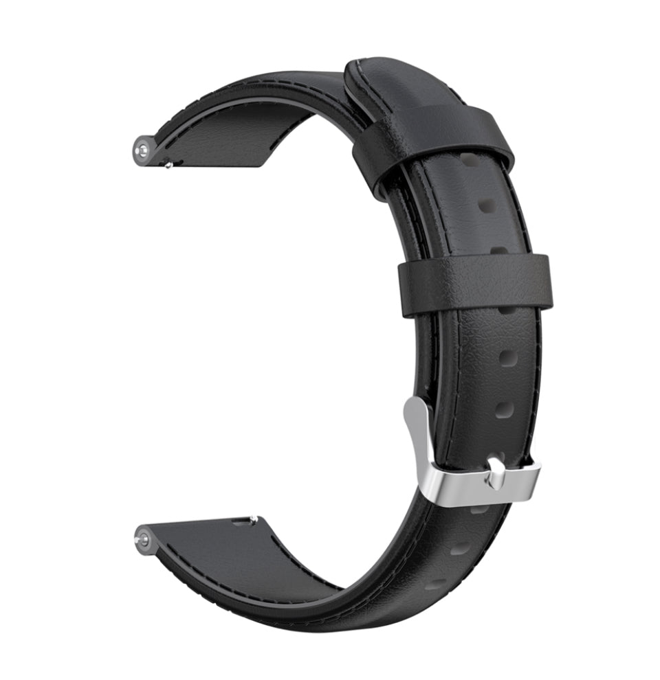 Leather Band for Garmin Forerunner 245 / 645 / Vivoactive 3 / Vivomove / 3 / HR