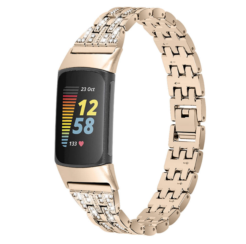 Pave Link Bracelet For Fitbit Charge 6
