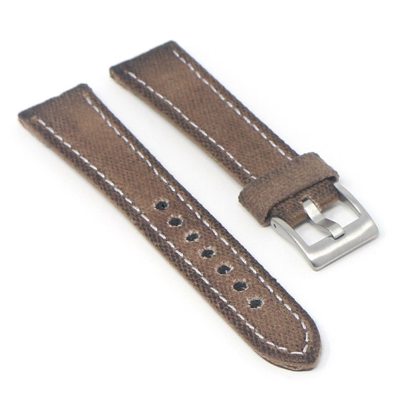 DASSARI Aged Canvas Strap