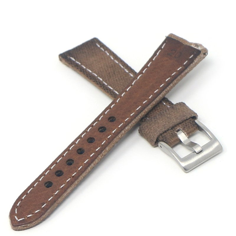 DASSARI Aged Canvas Strap