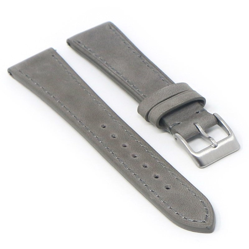 Vintage Waxed Leather Strap With Quick Release - Long