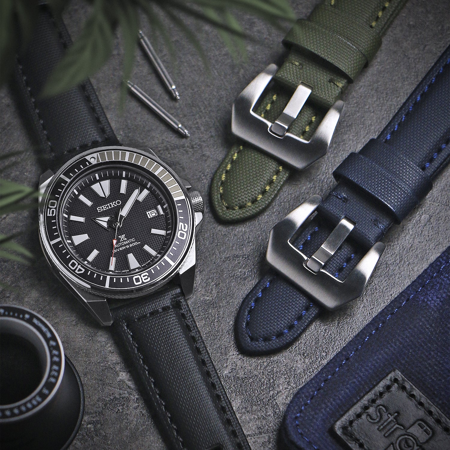 Heavy-Duty Sailcloth Strap By DASSARI North Street Watch