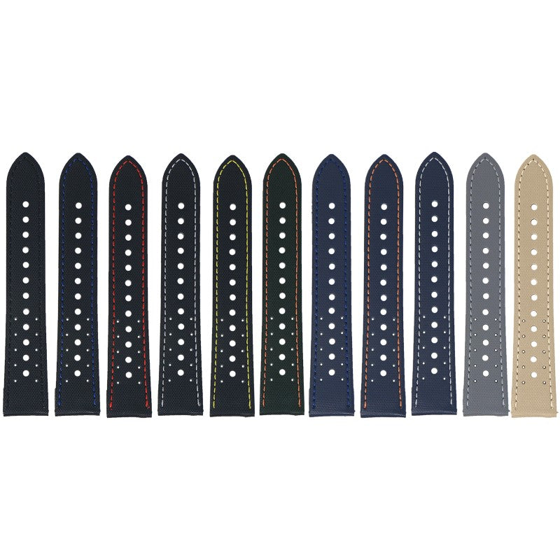 Perforated Sailcloth Strap By DASSARI