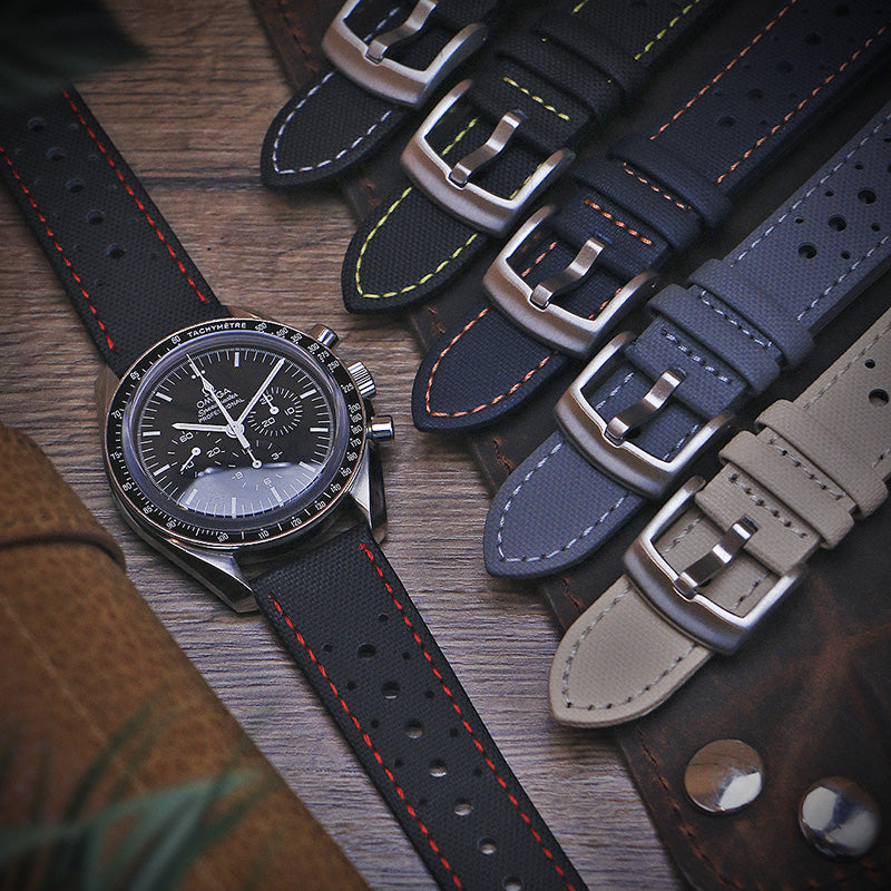 Perforated Sailcloth Strap By DASSARI
