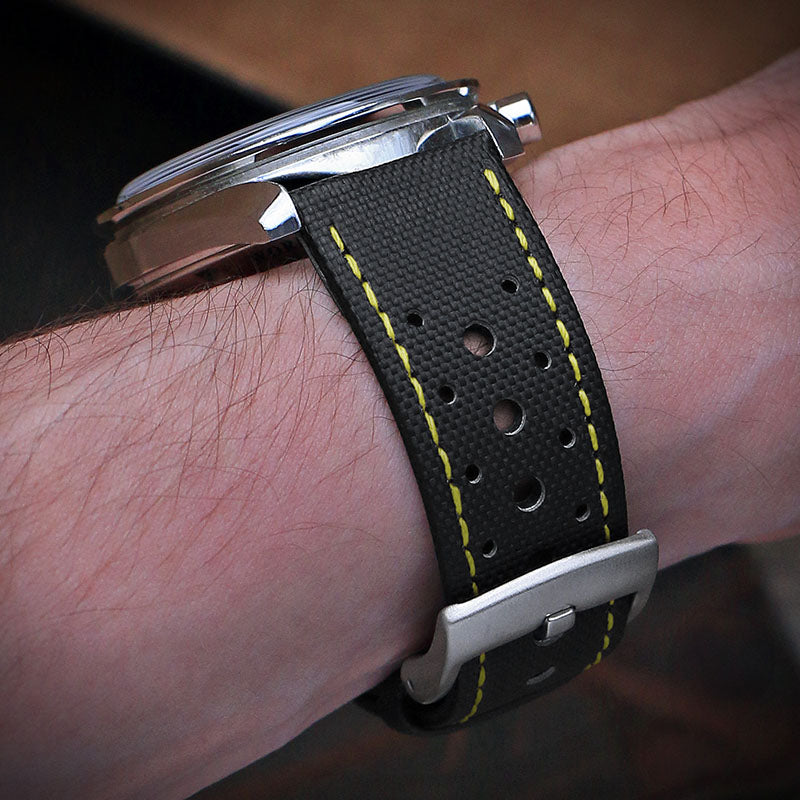 Perforated Sailcloth Strap By DASSARI