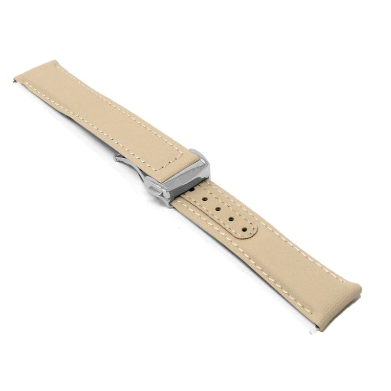 Sailcloth Explorer Strap with Deployant Clasp By DASSARI