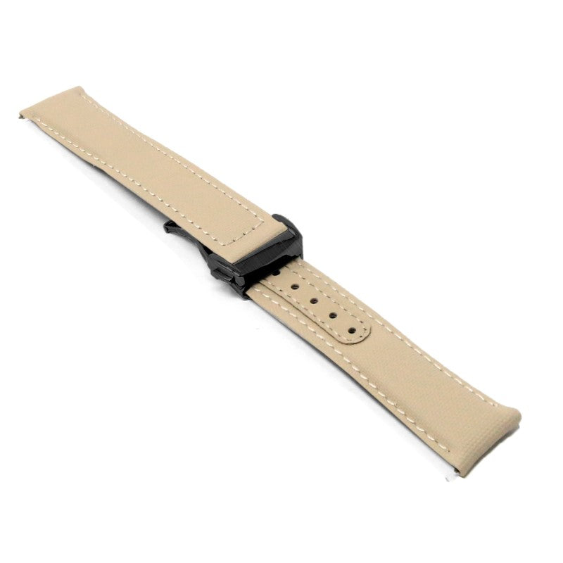Sailcloth Explorer Strap with Deployant Clasp By DASSARI
