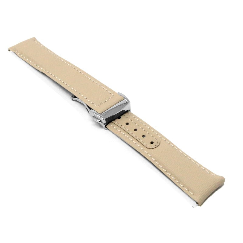 Sailcloth Explorer Strap with Deployant Clasp By DASSARI