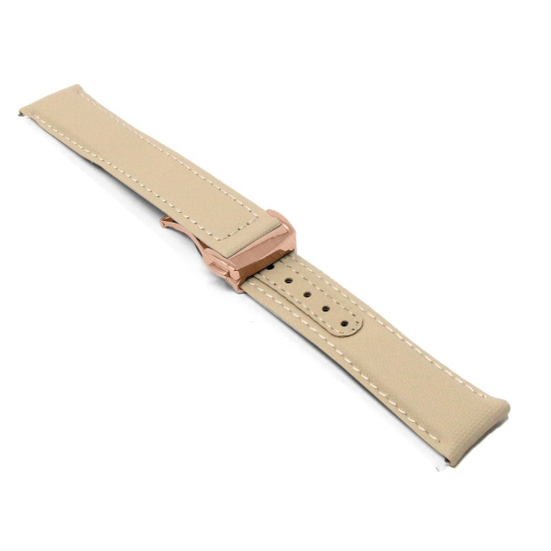 Sailcloth Explorer Strap with Deployant Clasp By DASSARI