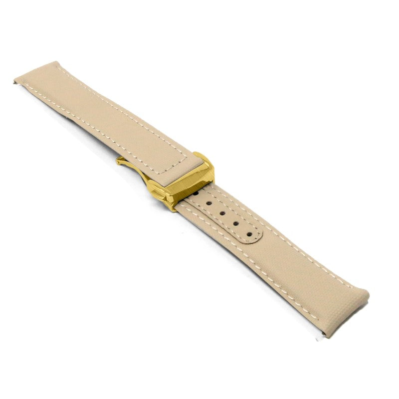 Sailcloth Explorer Strap with Deployant Clasp By DASSARI