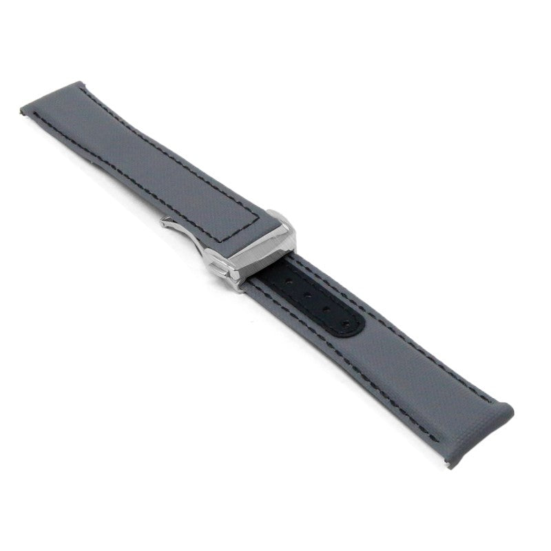 Sailcloth Explorer Strap with Deployant Clasp By DASSARI