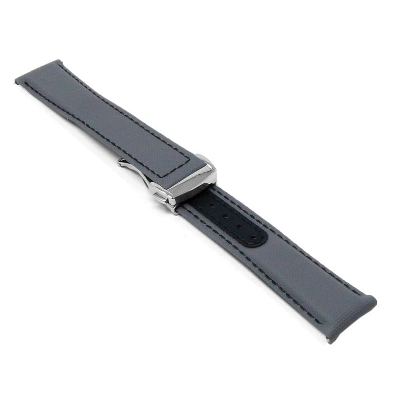 Sailcloth Explorer Strap with Deployant Clasp By DASSARI