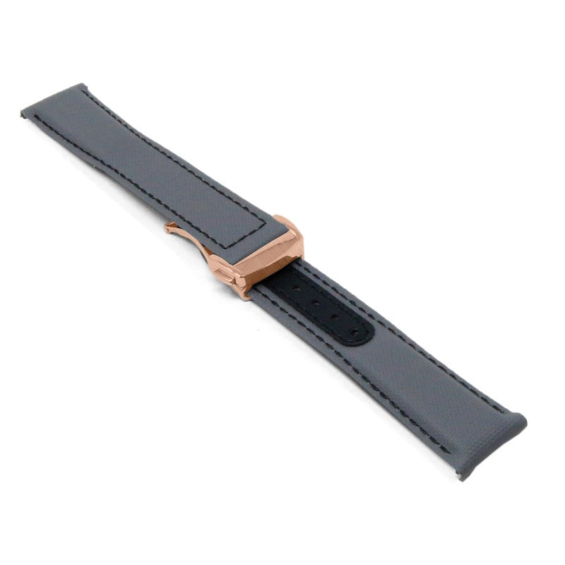 Sailcloth Explorer Strap with Deployant Clasp By DASSARI