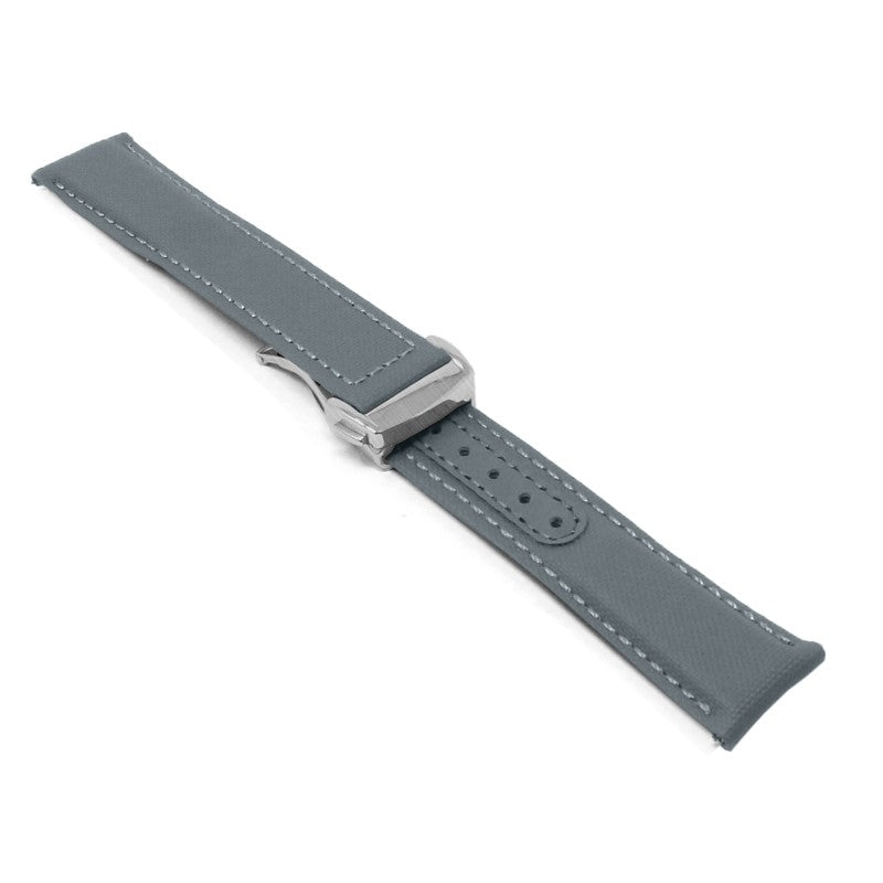 Sailcloth Explorer Strap with Deployant Clasp By DASSARI