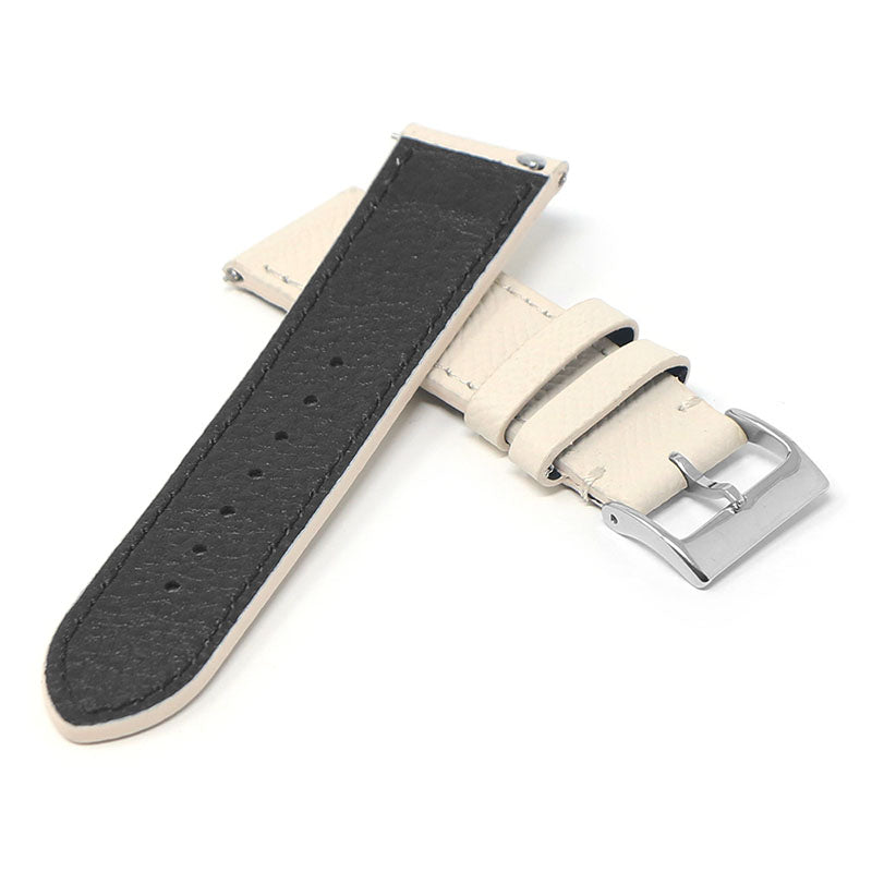 Women’s Textured Leather Strap - Beige
