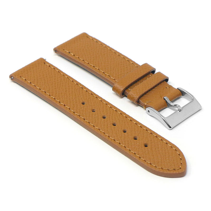 Women’s Textured Leather Strap - Tan (Standard, Long)
