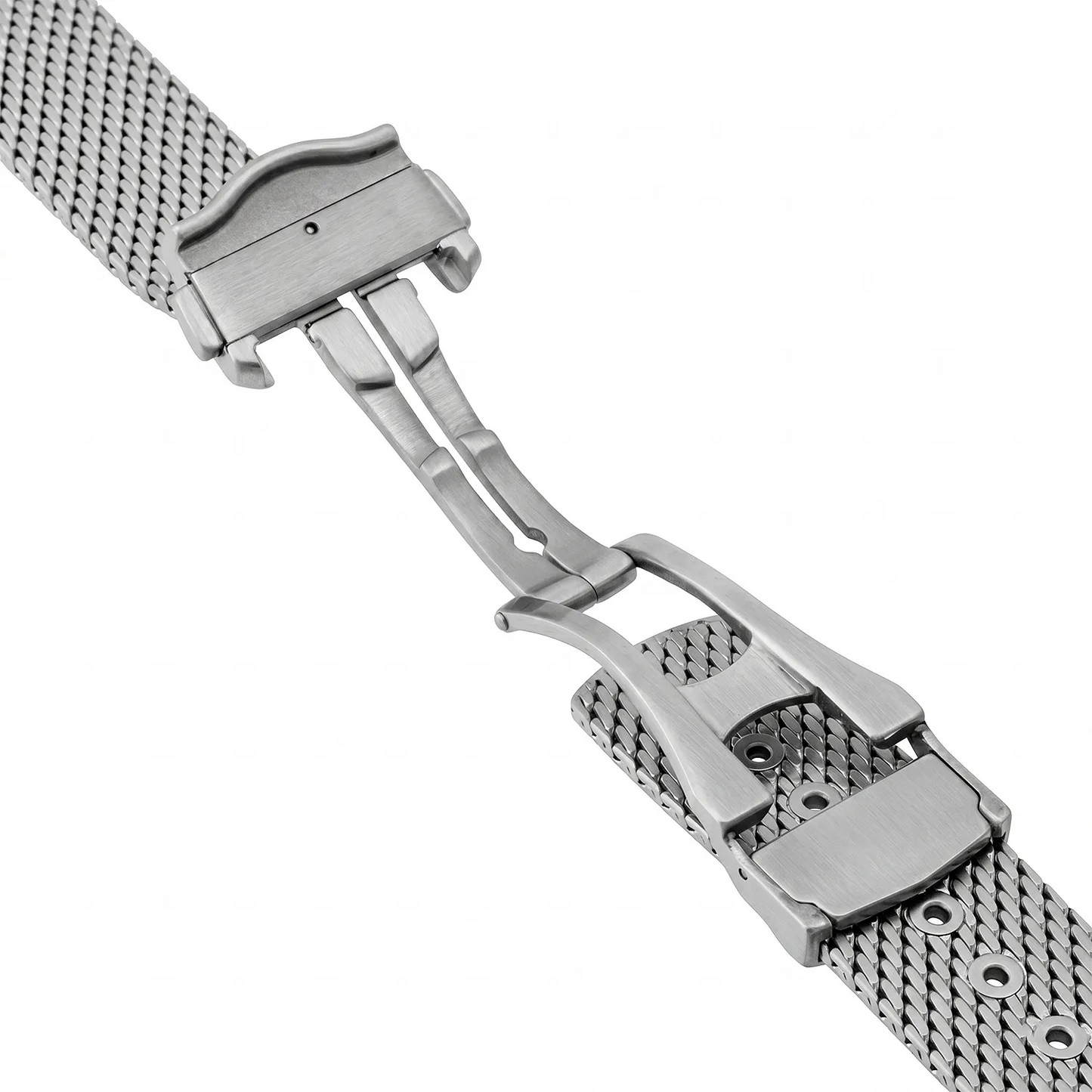 Mesh Bracelet with Deployant Clasp For Omega Seamaster