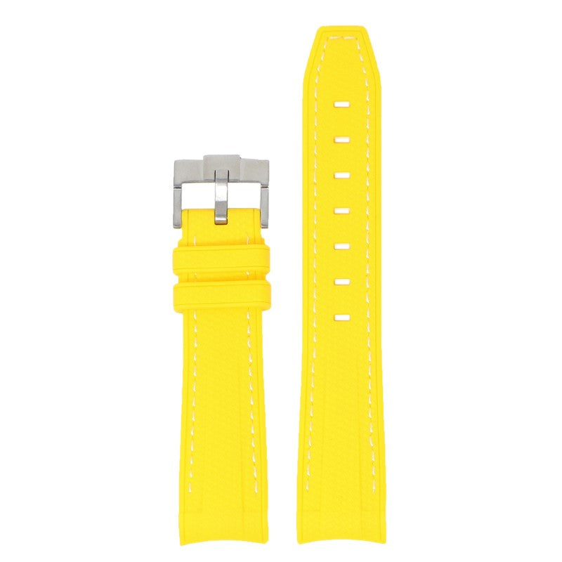 Fitted Stitched Rubber Strap For Moonswatch