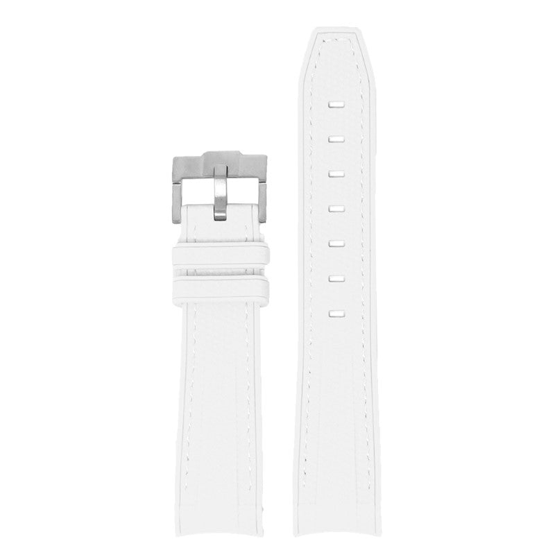 Fitted Stitched Rubber Strap For Moonswatch