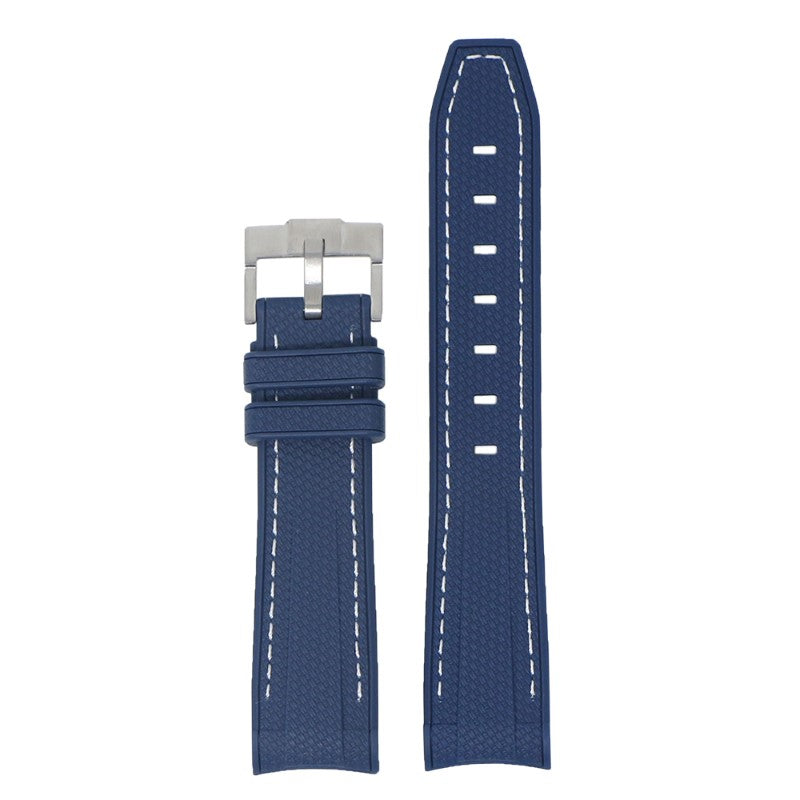 Fitted Stitched Rubber Strap For Moonswatch