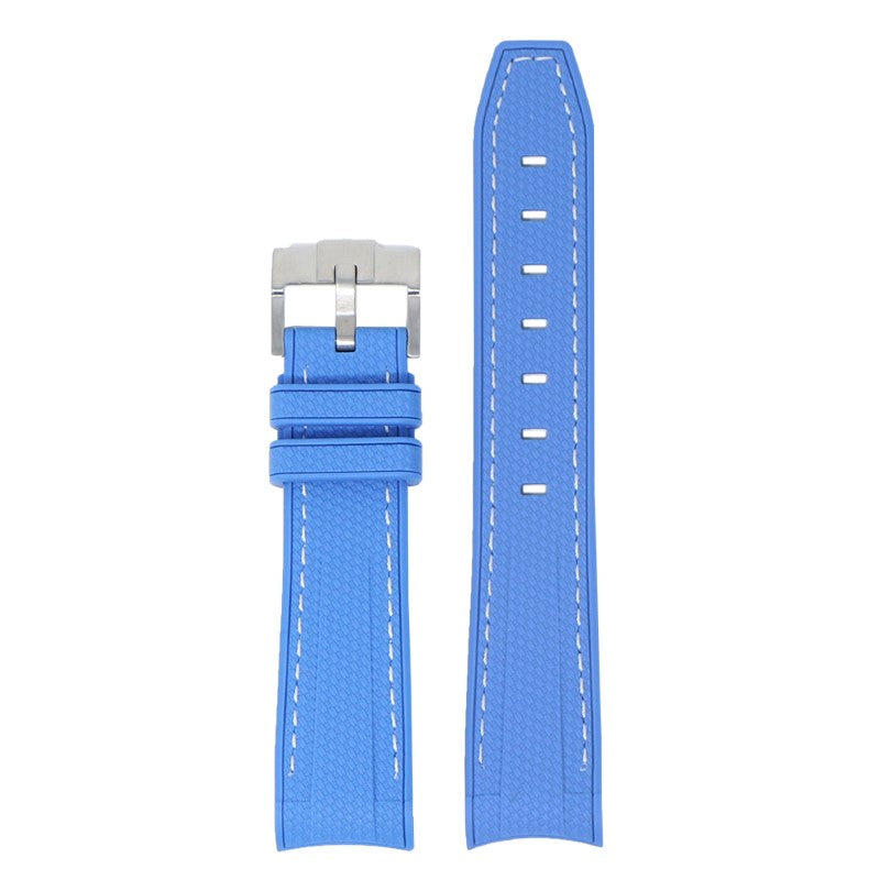Fitted Stitched Rubber Strap For Moonswatch