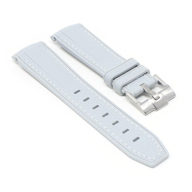 Fitted Stitched Rubber Strap For Moonswatch