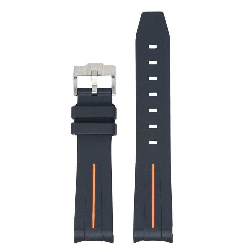 Fitted Smooth Rubber Strap For Moonswatch