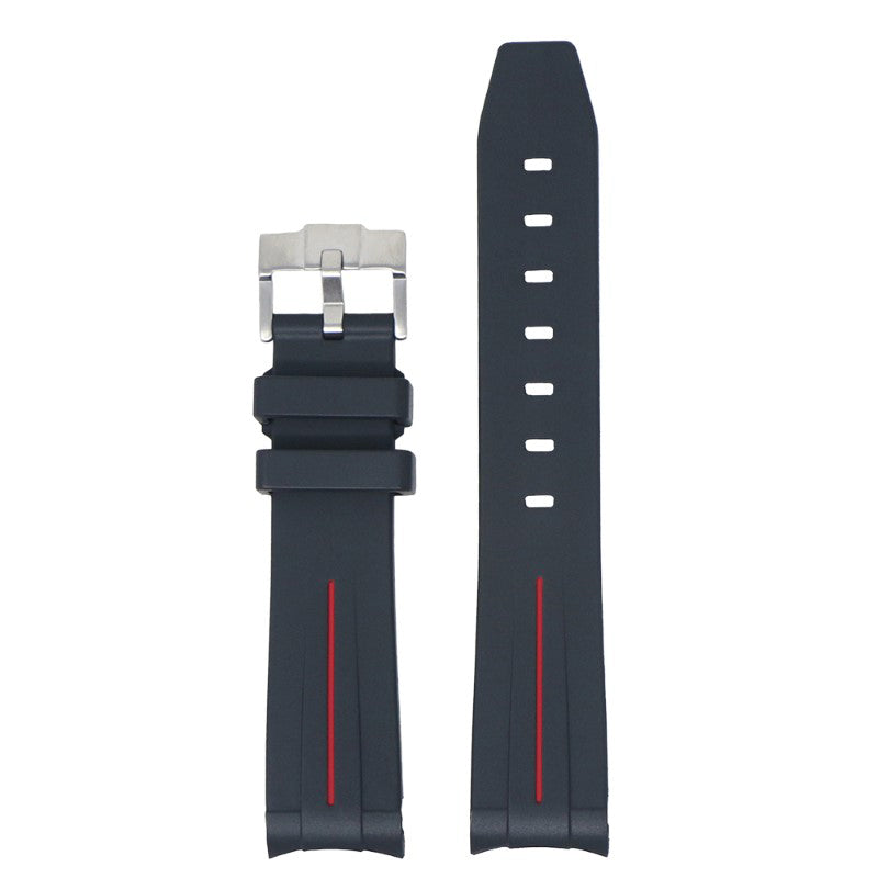 Fitted Smooth Rubber Strap For Moonswatch