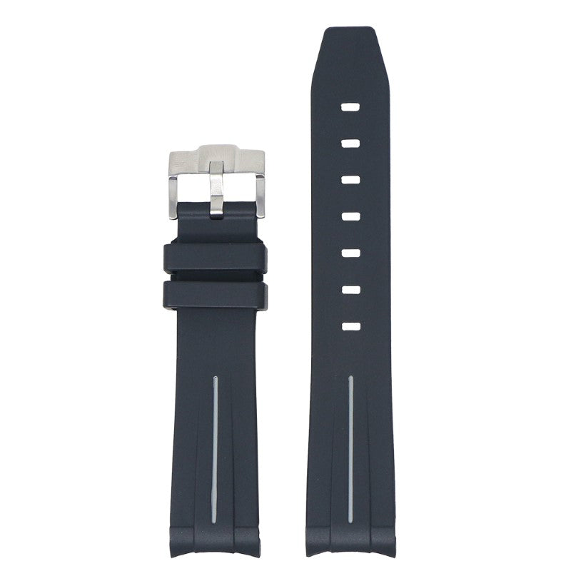 Fitted Smooth Rubber Strap For Moonswatch