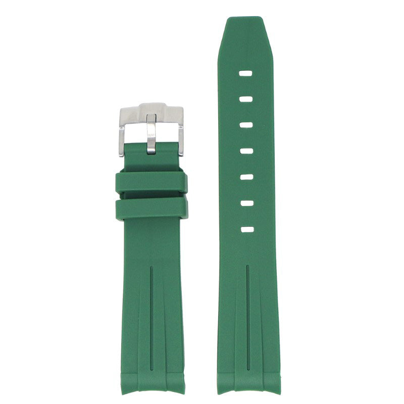 Fitted Smooth Rubber Strap For Moonswatch
