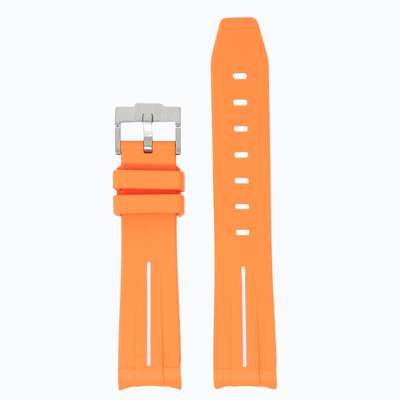 Fitted Smooth Rubber Strap For Moonswatch