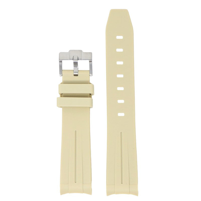 Fitted Smooth Rubber Strap For Moonswatch