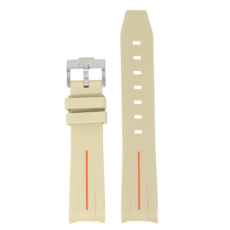 Fitted Smooth Rubber Strap For Moonswatch