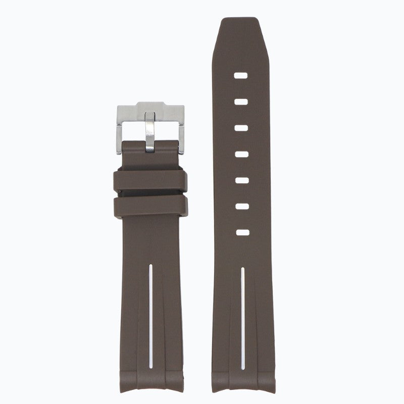 Fitted Smooth Rubber Strap For Moonswatch