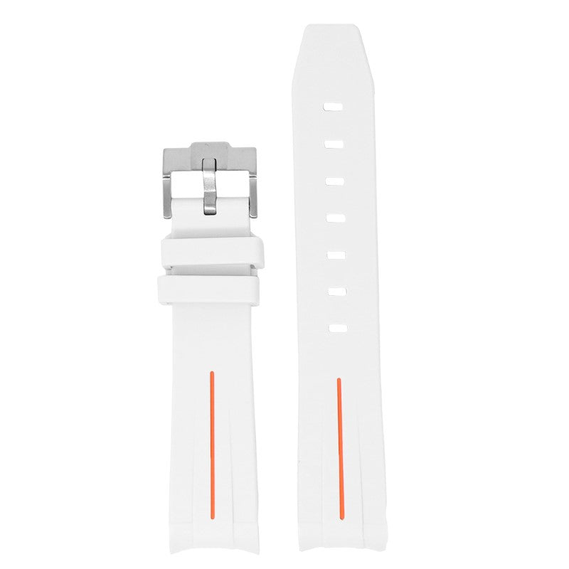 Fitted Smooth Rubber Strap For Moonswatch