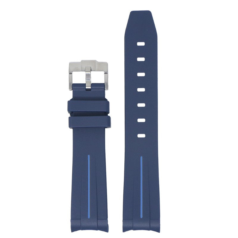 Fitted Smooth Rubber Strap For Moonswatch