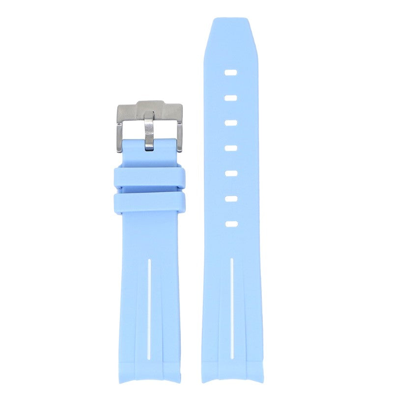 Fitted Smooth Rubber Strap For Moonswatch