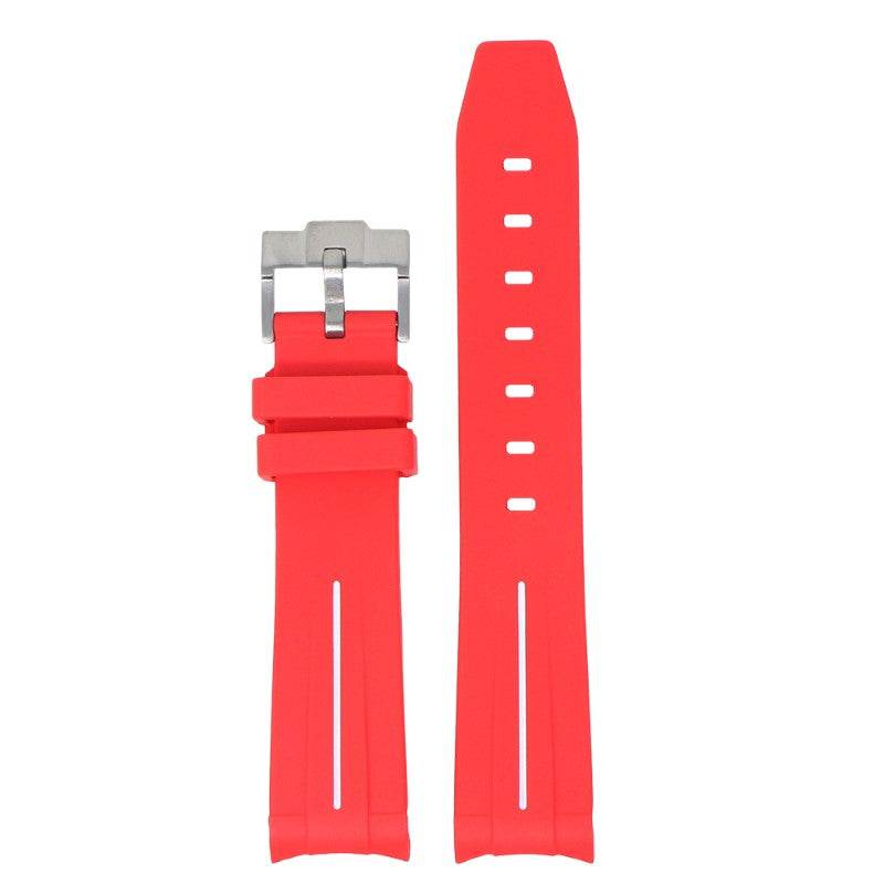 Fitted Smooth Rubber Strap For Moonswatch