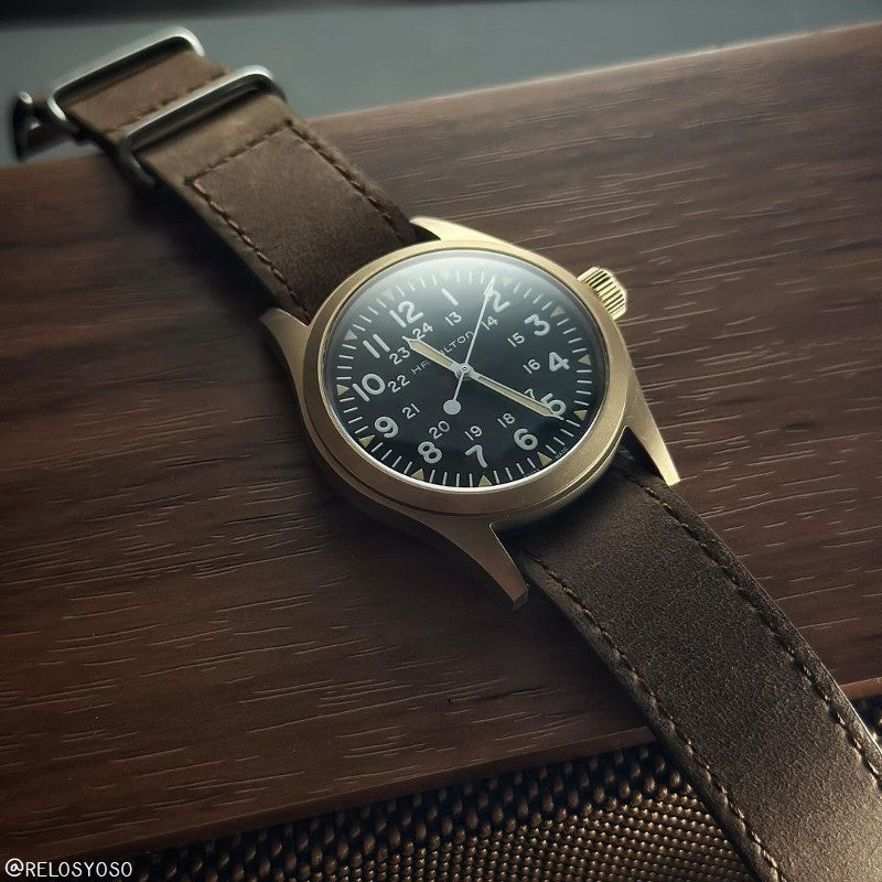 Dassari Vintage Leather Single Pass Strap