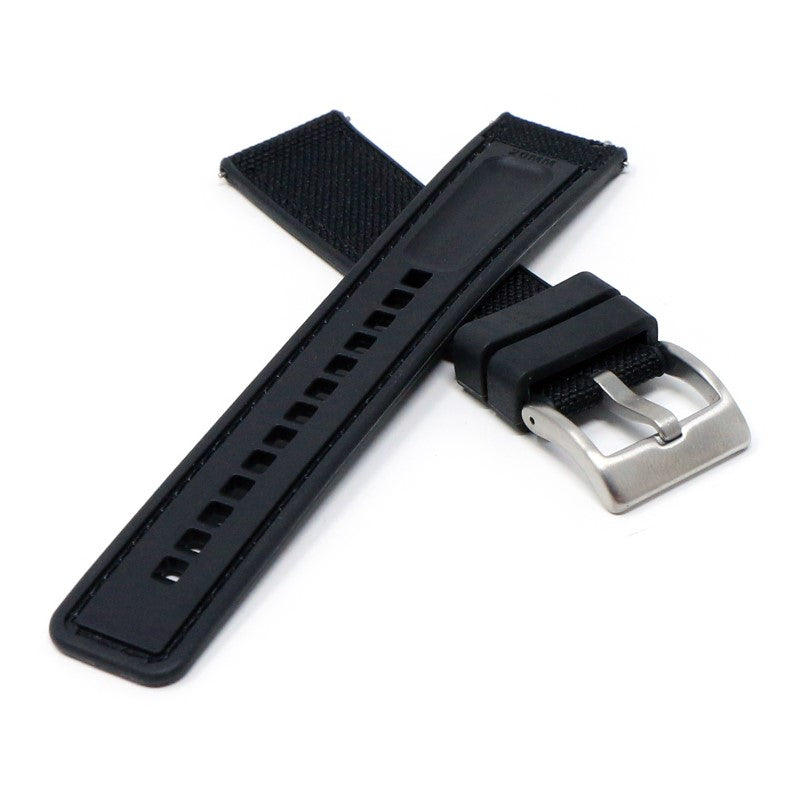 Ballistic Nylon Hybrid Strap With Quick Release