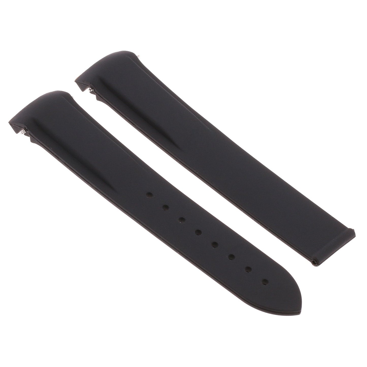 Rubber Strap with Stitching For MoonSwatch