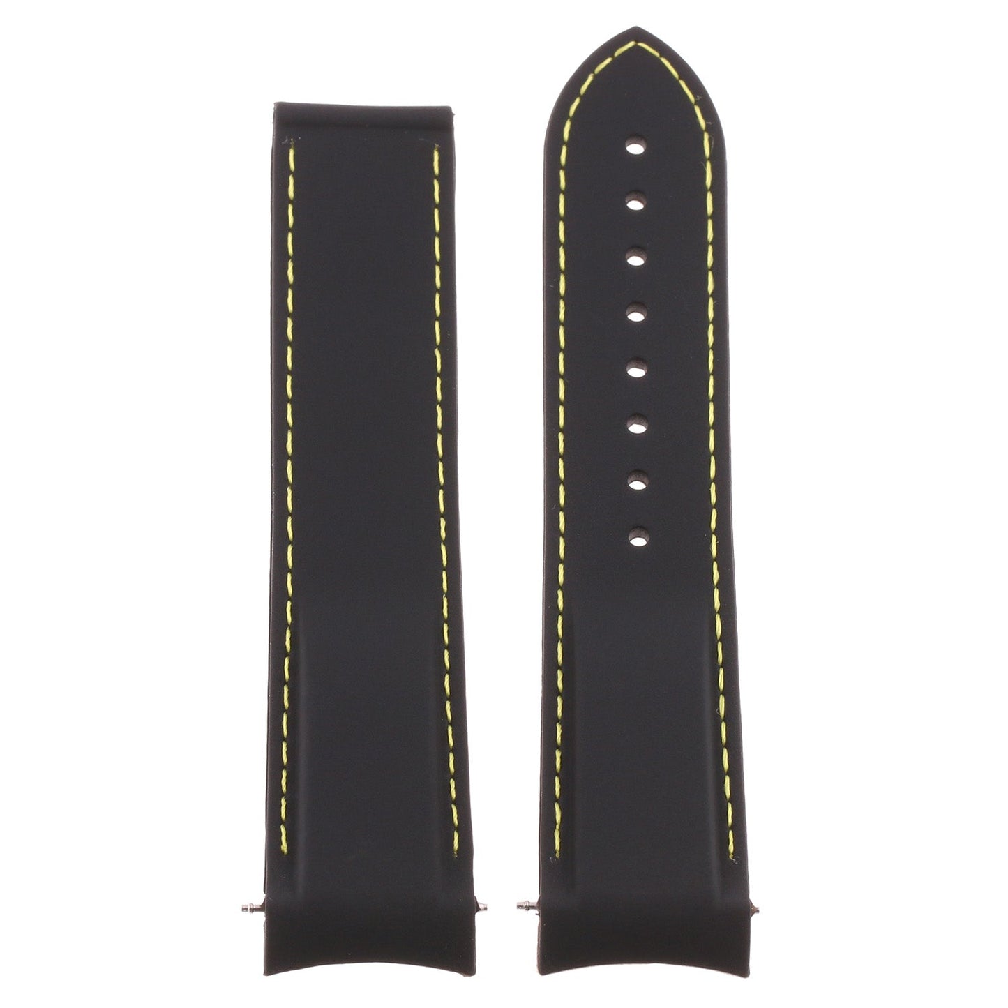 Rubber Strap with Stitching For MoonSwatch