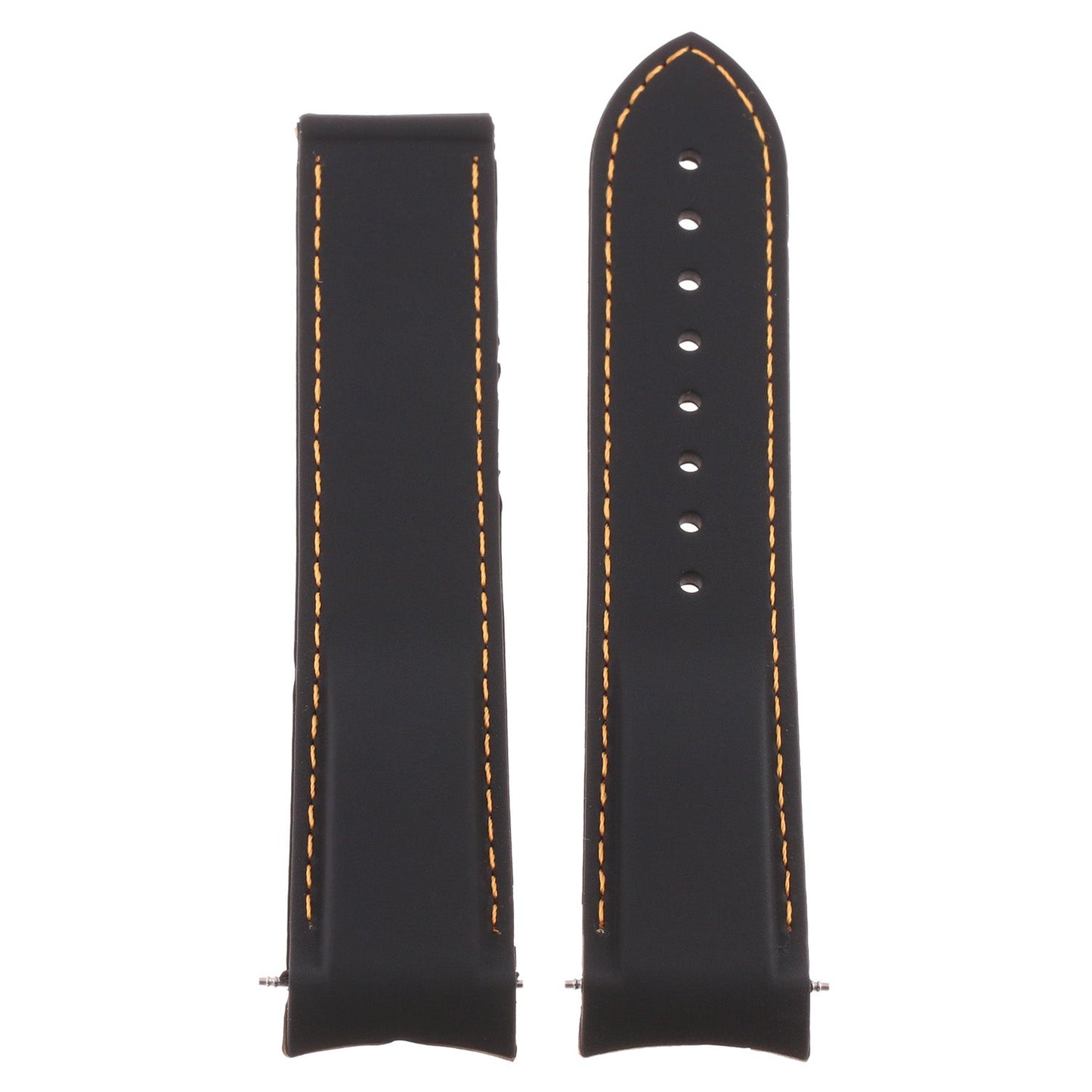 Rubber Strap with Stitching For MoonSwatch