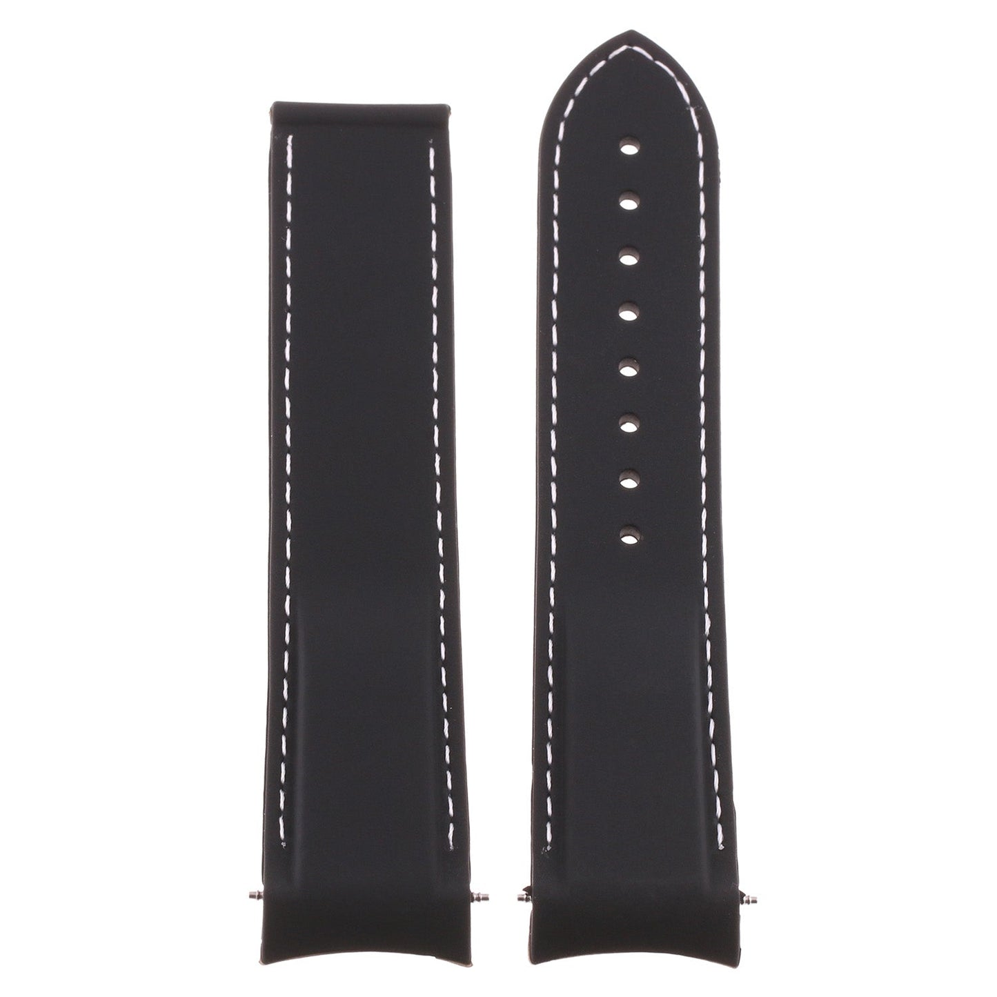 Rubber Strap with Stitching For MoonSwatch