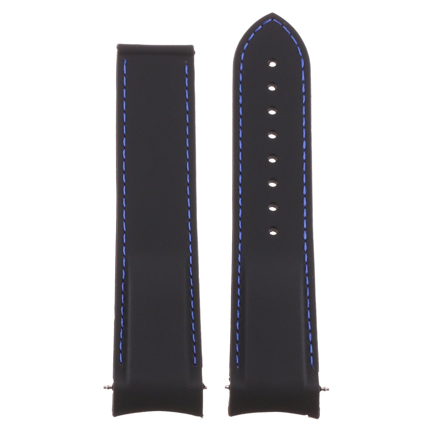 Rubber Strap with Stitching For MoonSwatch