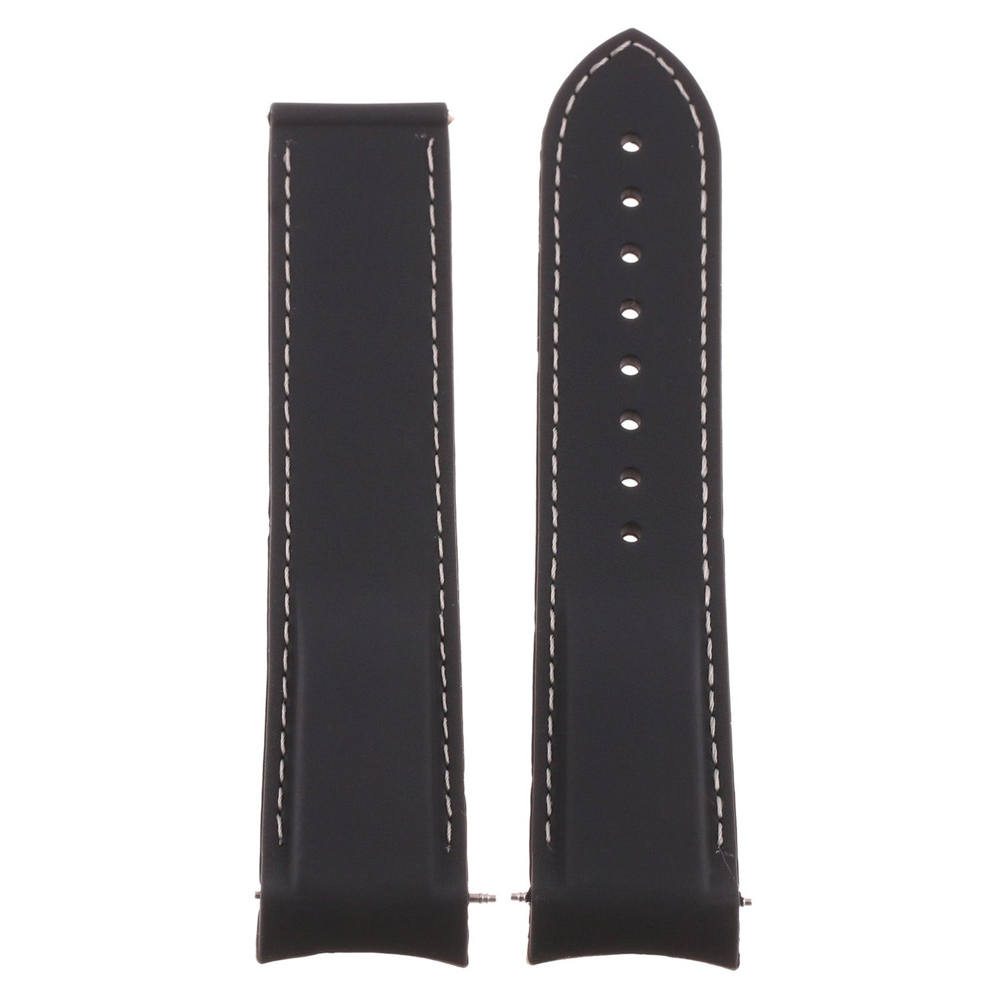 Rubber Strap with Stitching For MoonSwatch