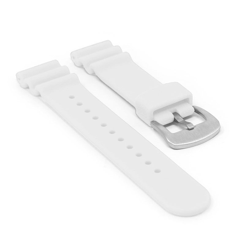 Wave Pebbled Rubber Strap