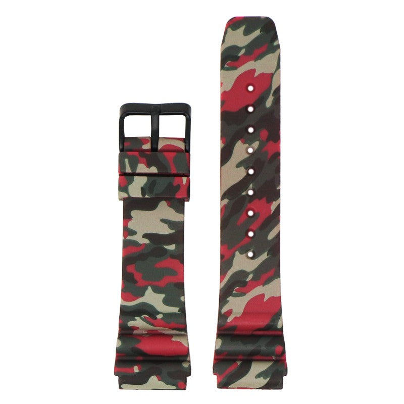 Wave Camo Rubber Strap